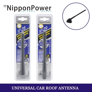 ภาพหน้าปกสินค้าเสาอากาศ Nippon Power NP28 และ NP29  เสาอากาศรถยนต์ รับสัญญาณได้ดี ใช้ได้กับรถยนต์ทุกรุ่น Nippon Power Antenna ที่เกี่ยวข้อง