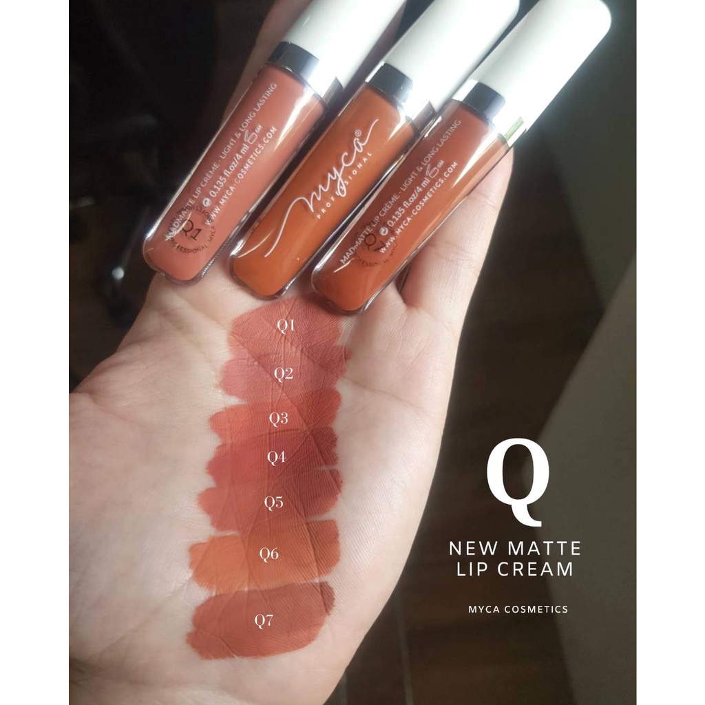 set-gloss-myca-q2-q5-เซ็ตคู่-2ชิ้น-กลอสเนื้อแมท-สีสันสวยงาม-เนื้อสัมผัสนุ่มเนียนละเอียด-เกลี่ยง่าย-กันน้ำ-ติดทนนาน