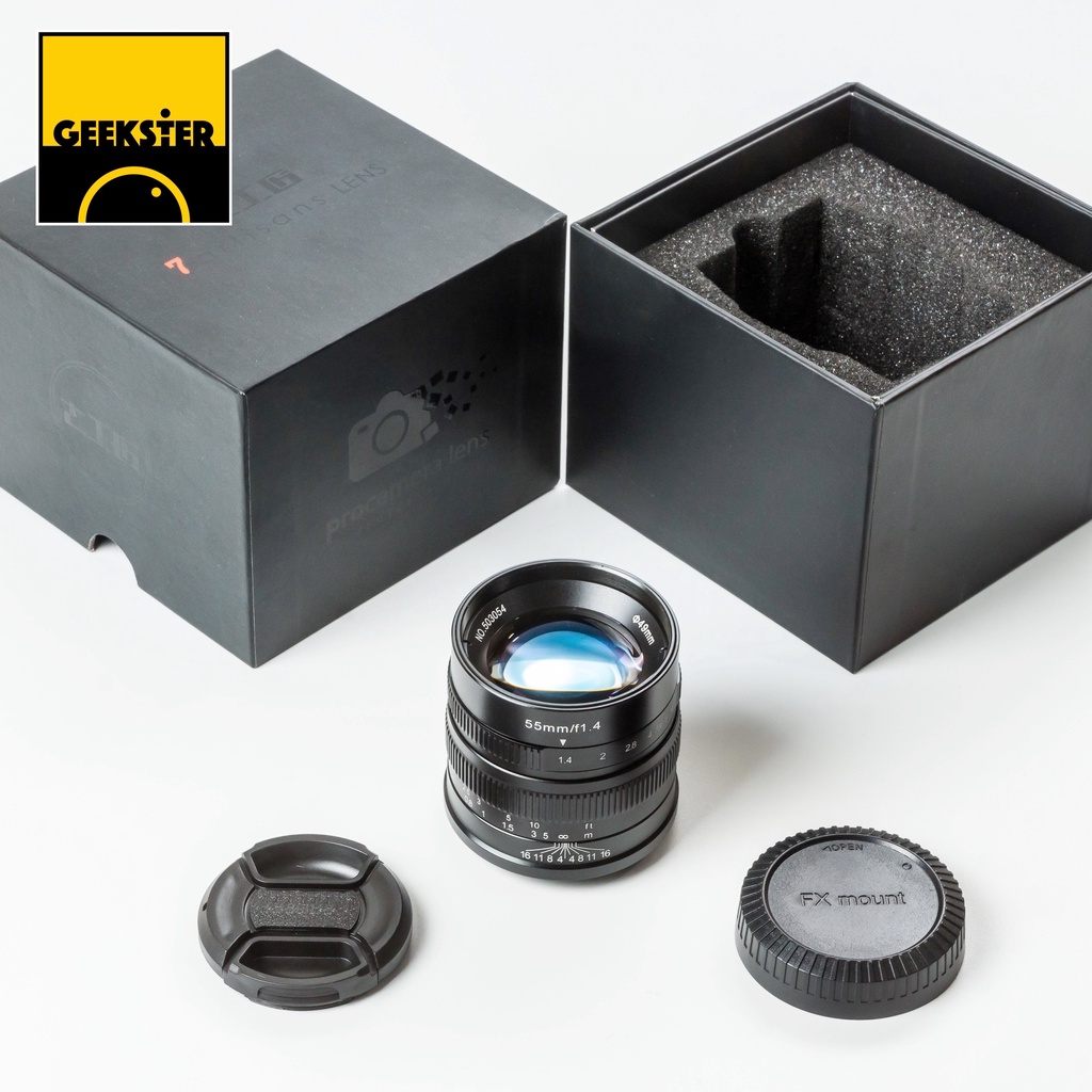ภาพสินค้า7Artisans ️ 55mm f1.4 Lens ️ เลนส์มือหมุน ( 50mm 50 55 mm f 1.4 ) จากร้าน geekster บน Shopee ภาพที่ 2