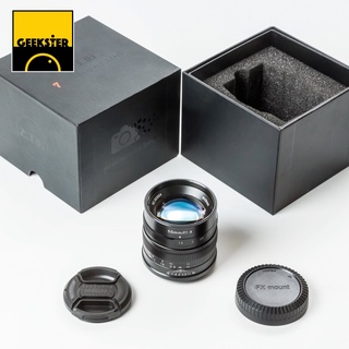 ภาพขนาดย่อของภาพหน้าปกสินค้า7Artisans ️ 55mm f1.4 Lens ️ เลนส์มือหมุน ( 50mm 50 55 mm f 1.4 ) จากร้าน geekster บน Shopee ภาพที่ 2