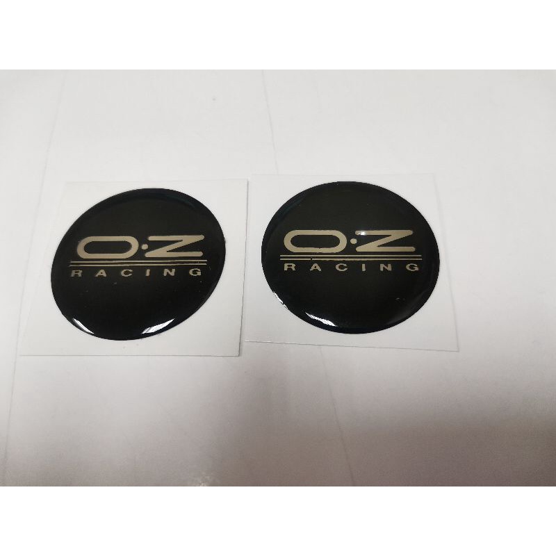 สติ๊กเกอร์เทเรซิ่นนูนอย่างดี โลโก้ OZ Racing sticker แต่งรถ ติดรถ ติด ...