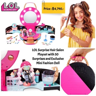 LOL Surprise Hair Salon Playset with 50 Surprises and Exclusive Mini Fashion Doll