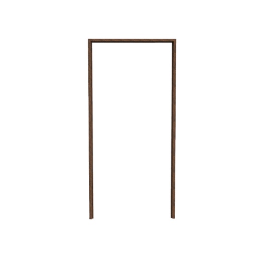 wellingtan-วงกบประตู-abs-abs-af1-04-70x200ซม-brown-teak