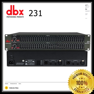 สินค้า DBX 231 eq 231sub อีคิวปรับเสียง ด้วยเอาต์พุตซับวูฟเฟอร์ eq ปรับแต่งเสียง อีคิว dbx แท้ มีตัวกรองความถี่สูงผ่านและตัวกรอ