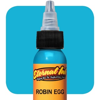 หมึกสักอีเทอนอล ขนาด 1 ออนซ์ สีสักลาย เอทานอล หมึกสัก เอทานอล หมึกแท้ 100% จากอเมริกา Eternal Ink Robin Egg