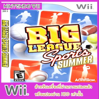 แผ่นเกมส์ wii - Big League Sports Summer