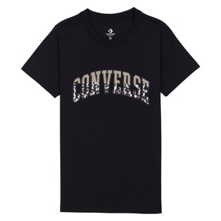 Converse VARSITYเสือดาวแขนสั้นเสื้อยืด-Converseสีดำ-TWISTED VARSITY - 10018432-A01