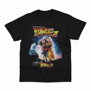 เสื้อยืดโอเวอร์ไซส์เสื้อยืด พิมพ์ลายภาพยนตร์ Back To The Future สไตล์วินเทจ คลาสสิกS-3XL