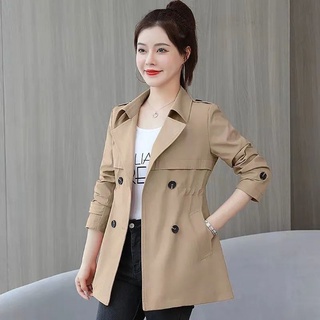 ขายดี เสื้อแจ็กเก็ตสูท กันลม ขนาดเล็ก สไตล์เกาหลี แฟชั่นฤดูใบไม้ร่วง สําหรับผู้หญิง 2021