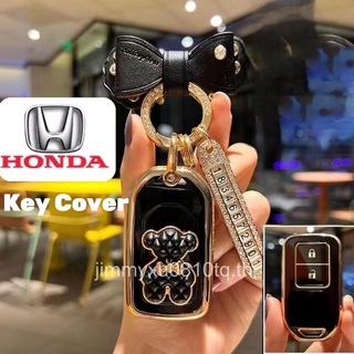 ภาพหน้าปกสินค้าปลอกกุญแจรถ Honda Civic urv Accord ซองกุญแจรถ xrv HRV honda key cover key case ที่เกี่ยวข้อง