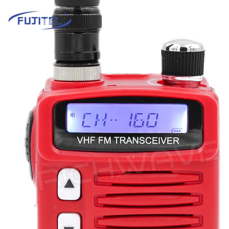 Fujitel FB-580N วิทยุสื่อสาร 5 วัตต์ แถมฟรี ไมค์หูฟัง + เสาสไลด์ ของแท้ 100% รับประกัน 1 ปี จดใบอนุญาตได้ วอแดง