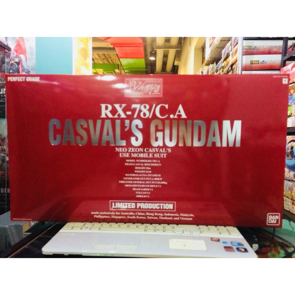 PG Perfect Grade 1/60 RX-78/C.A Casval's Gundam | Shopee Thailand