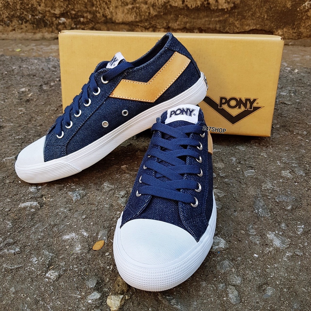 รองเท้าโพนี-pony-รุ่น-shooter-ox-blue-dark-denim-รหัส-211sh00005dd