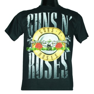 เสื้อยืดโอเวอร์ไซส์เสื้อวง Guns N Roses เสื้อยืดวงดนตรีร็อค เสื้อวินเทจ กันส์แอนด์โรสเซส GUN1455S-3XL