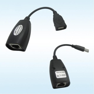 สินค้า New USB UTP Extender Adapter Over Single RJ45 Ethernet CAT5E 6 Cable Up to 150ft - intl