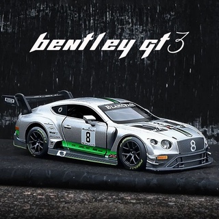 โมเดลรถยนต์ Bentley Continental GT3 สเกล 1:32 ของเล่น ของสะสม ของขวัญวันเกิด สําหรับเด็กผู้ชาย