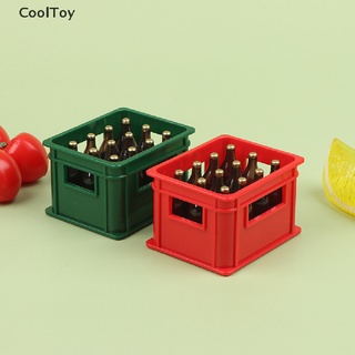 Cooltoy 1:12 บ้านตุ๊กตามินิเบียร์เครื่องดื่มขวดเบียร์กล่องเครื่องดื่มบาร์ครัวตกแต่งของเล่น