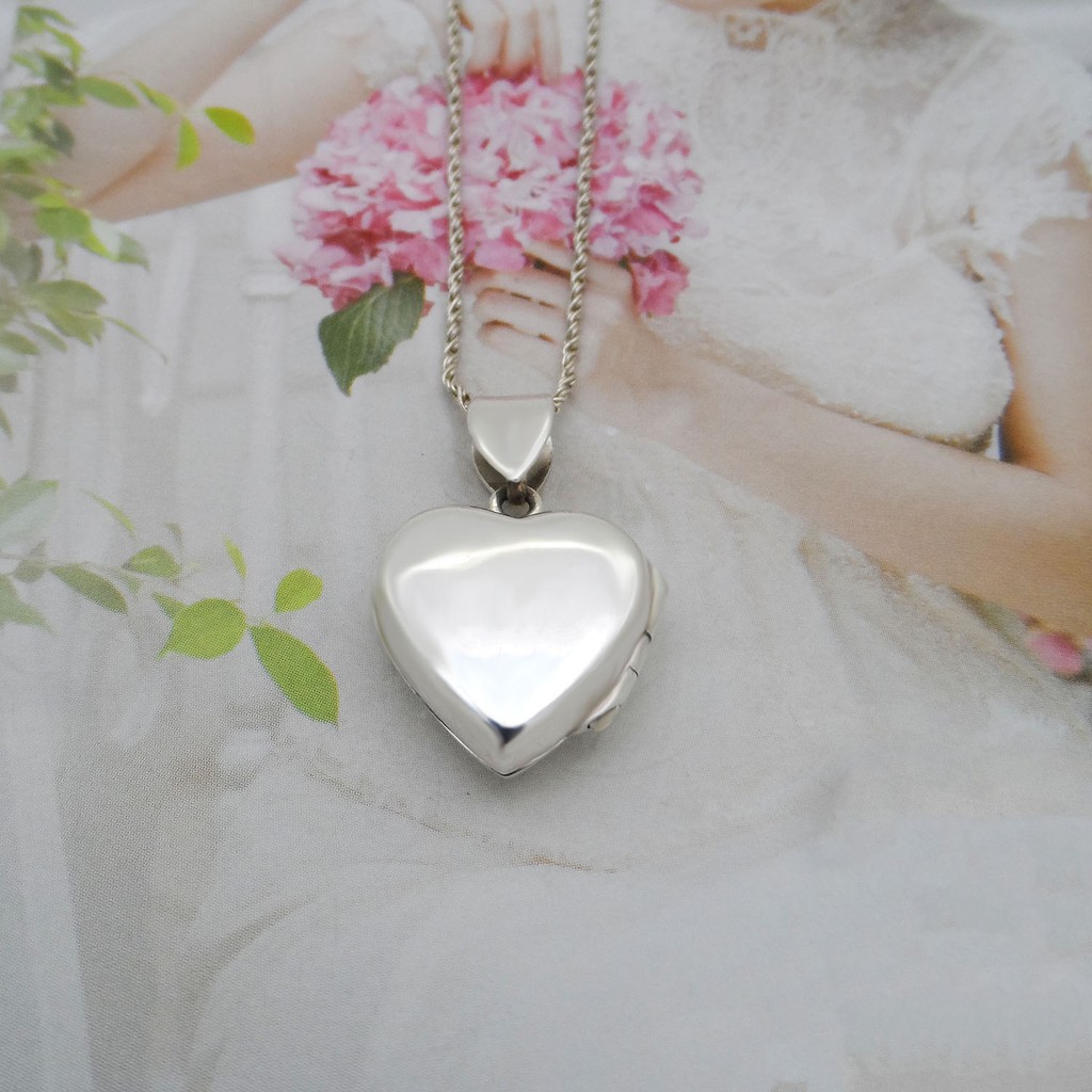 finejewelthai-ล็อกเก็ต-ทรงหัวใจ-ล็อกเก็ตเงินแท้-ล็อกเก็ตใส่รูป-silver-pendant-locket-p206100
