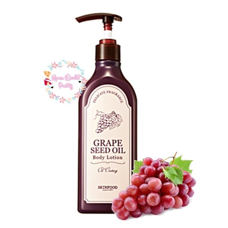 Skinfood Grape Seed Oil Body Lotion 335 ml โลชั่นบำรุงผิวที่มีน้ำมัน
