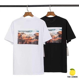 เสื้อยืดอินเทรนด์ผู้ชายอินเทรนด์ผู้หญิง【Lemon】เสื้อยืด Fear Of God ESSENTIALS 21SS oversize คุณภาพสูงS-3XL