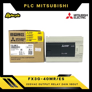 MITSUBISHI FX3G-40MR/ES PLC   220VAC*Input Sink/Source*Output relay /24in 16out