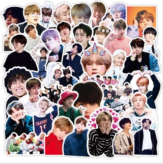 สติ๊กเกอร์ Kpop Bts Bangtan Boys น่ารักสําหรับตกแต่งไดอารี่โน๊ตบุ๊ค 50 ชิ้น