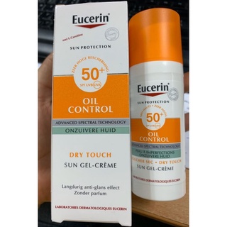 Eucerin Sun Gel-Creme Oil Control Dry Touch SPF 50+ 50ml กันแดดสำหรับผิวมัน(oil control)