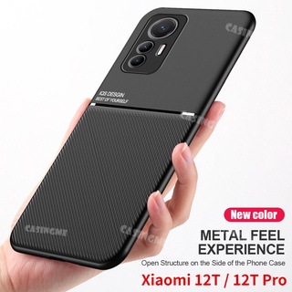 เคสโทรศัพท์มือถือหนัง TPU แบบนิ่ม กันกระแทก มีแหวนแม่เหล็ก สําหรับ Xiaomi Mi 12T Pro Mi 12T 12 T Mi12T Xiaomi12T T12 Pro 5G