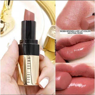 Beauty-Siam แท้ทั้งร้าน !! แบ่งขายลิป BOBBI BROWN LUXE LIP  สี NEUTRAL ROSE ขนาด 0.25 G. แบ่งขายใส่กระปุก แถมแปรงทาลิป