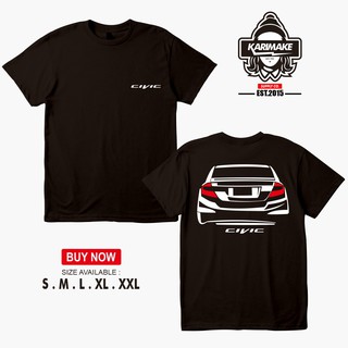 เสื้อยืด ลาย Honda Civic FB สําหรับยานยนต์