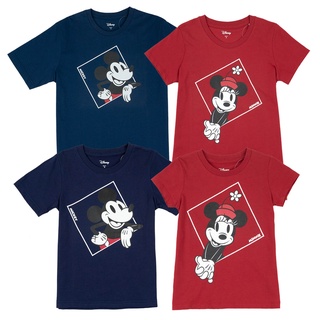 Disney Mickey Mouse Family T-Shirt - เสื้อยืดครอบครัวมิกกี้เมาส์ครอบครัว สินค้าลิขสิทธ์แท้100% characters studio