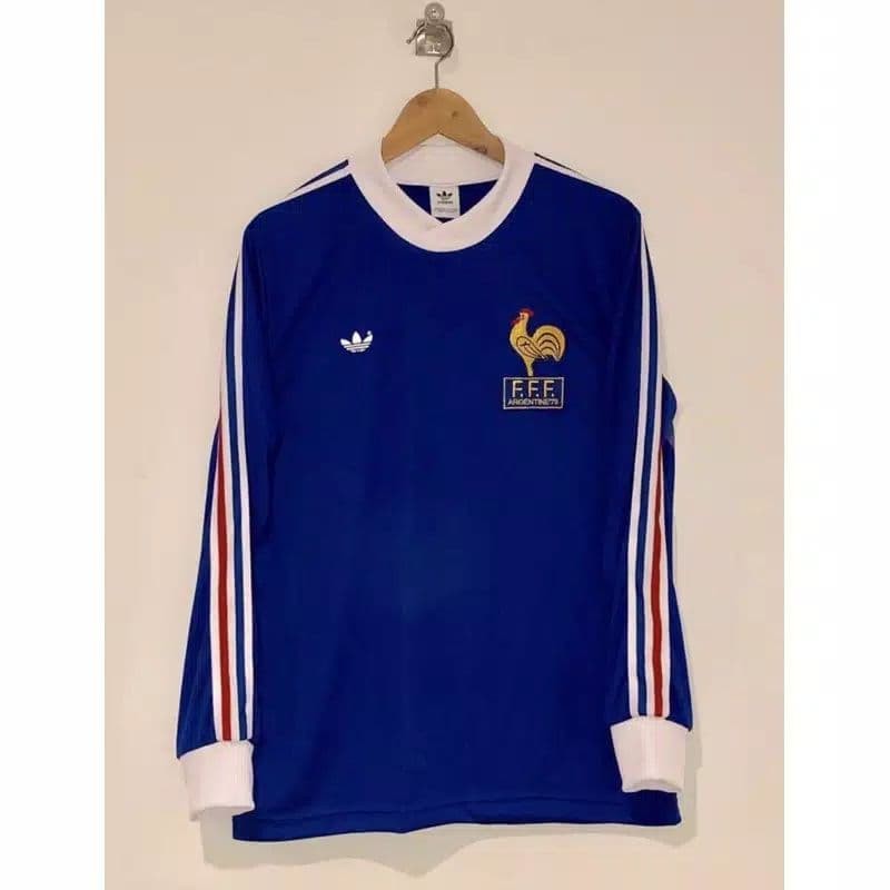 เสื้อกีฬาฟุตบอล-เรโทร-ฝรั่งเศส-wc-1978