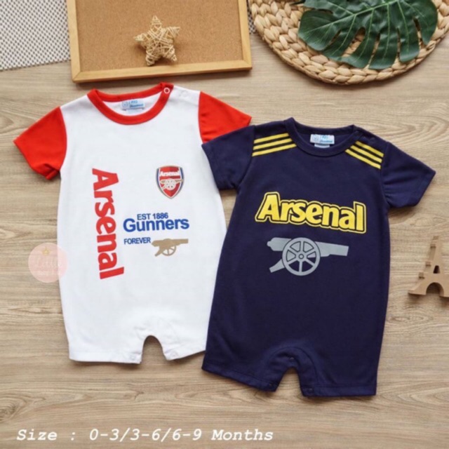 ชุดรอมเปอร์-อาร์เซนอล-arsenal-ชุดกีฬาเด็ก-ชุดรอมเปอร์