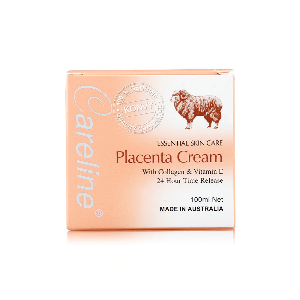 ครีมรกแกะนำเข้าจากออสเตรเลีย-สูตร-3in1-careline-placenta-cream-with-collagen-amp-vitamin-e-100ml