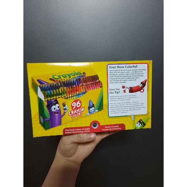 crayola-เครโยล่า-สีเทียนไร้สารพิษ-96-สี-สำหรับเด็กอายุ-3ปีขึ้นไป-1-กล่อง