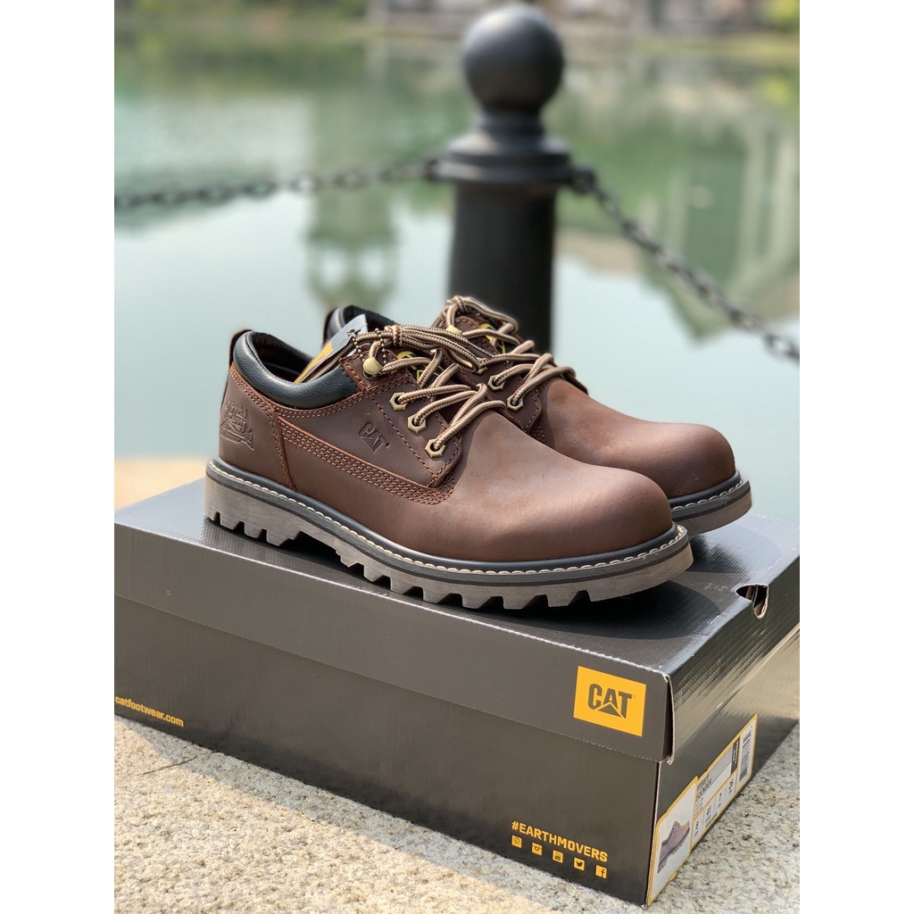 Original Caterpillar Men FOOTWEAR Work Genuine Leather Boot Shoes PH720