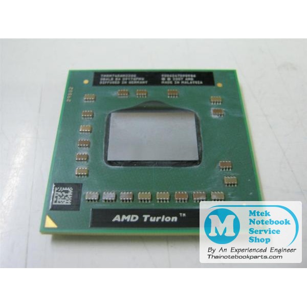 ซีพียู CPU AMD Turion X2 RM-74 ความเร็ว 2.2GHz, L2 2x512 KB, Bus ...