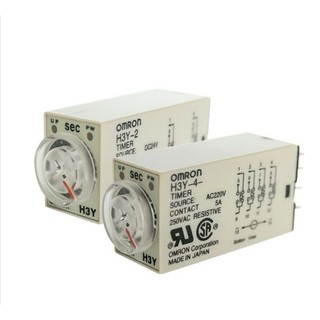 ถูกสุุด! ชุดละ250บาท📦 Omron Timer Relay H3Y-4 +ซ๊อกเก็ตรีเลย์ ของแท้!!