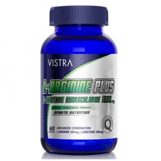 ภาพหน้าปกสินค้าVistra L-Arginine Plus L-Ornithine Hydrochloride 1000 mg. วิสทร้า แอล อาร์จินีน พลัส แอล-อาร์จินีน ไฮโดรคลอไรด์ 1000 มก. ที่เกี่ยวข้อง