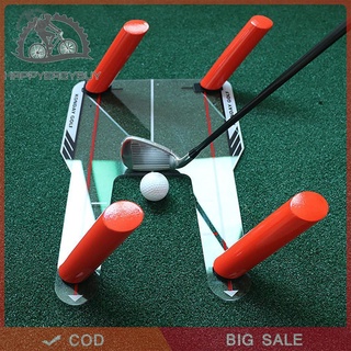 สินค้า On Sale & PC Golf Alignment Trainer Aid Swing Training Speed Trap Practice Base Tool