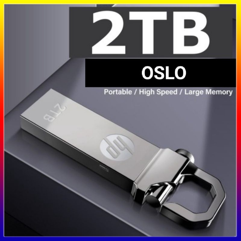 ภาพสินค้าhp 2TB USB 3.0 Flash Drive แฟลชไดร์ฟ Pendrive High Speed Flash Disk แฟลชไดรฟ์โลหะ ความเร็วสูง กันน้ำ flashdrive จากร้าน usb_flashdrive บน Shopee ภาพที่ 3