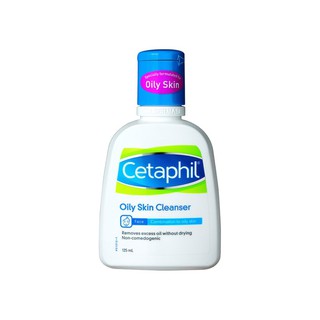 CETAPHIL OILY SKIN CLENSER 125ML ผลิตภัณฑ์ทำความสะอาดสำหรับผู้มีผิวมัน ผิวผสม