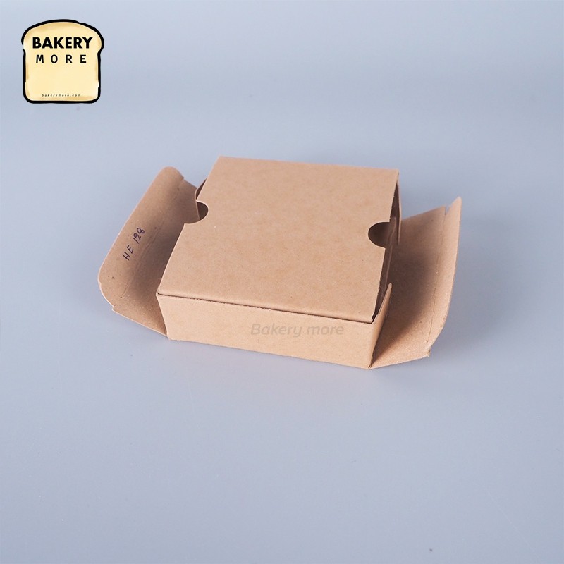 กล่องบราวนี่-กล่องบราวนี่จิ๋ว-กล่องคุกกี้-กล่องใส่ขนม-มีหน้าต่างใส-เปิดข้าง-ขนาดประมาณ-8x8x2-5-ซม-50-ใบ-แพค