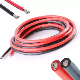 ภาพหน้าปกสินค้าสายไฟซิลิโคน Flexible Silicone 8AWG 10AWG 12AWG 14AWG 16AWG  ยืดหยุ่นสูง ทนความร้อนสูง (ราคาต่อเมตร) ที่เกี่ยวข้อง