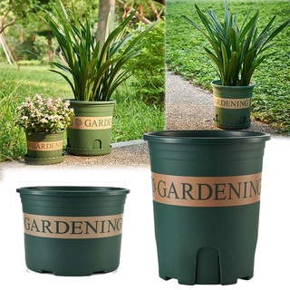 BACK2LIFE Nordic Flower Pot Caliber Planters Garden Supplies Root Gallon Rose Plastic Green Decoration Planting Basin