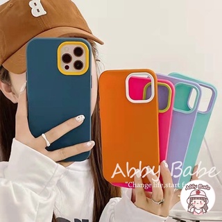 3 In 1 เคสโทรศัพท์ซิลิโคน TPU แบบนิ่ม กันกระแทก สีมาการอง ถอดออกได้ สําหรับ IP 13 12 11 Pro Max X XS XR 8 7 Plus