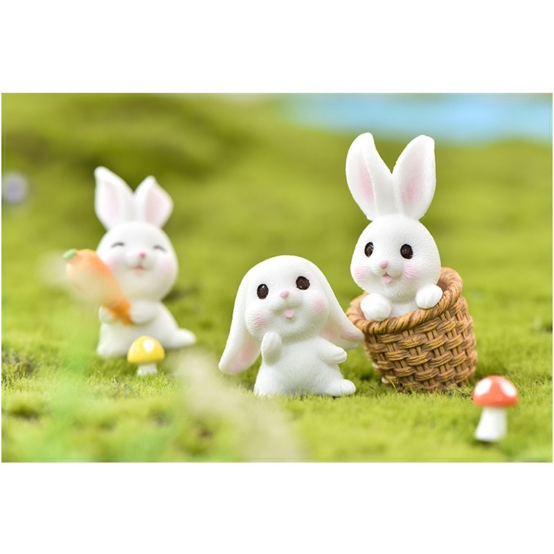 โมเดลกระต่าย-กระต่ายน่ารัก-กระต่ายแครอท