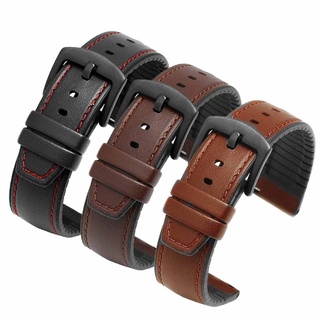 20mm 22mm Leather+Silicone Bracelet for Xiaomi huami Amazfit Bip Stratos 2/2S PACE GTR 42/47MM Watch Band for Samsung Gear S3 S2 bracelet