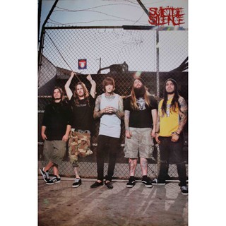 โปสเตอร์ วง ดนตรี Suicide Silence ซูไซ ไซเลน รูปภาพ ติดผนัง สวยๆ poster 34.5 x 23.5 นิ้ว (88 x 60 ซม.โดยประมาณ)