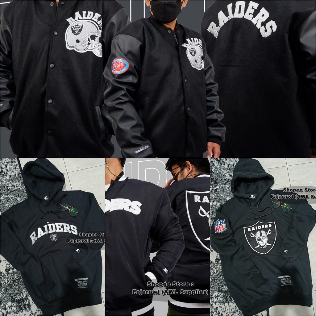 เสื้อแจ็กเก็ต-raiders-oakland-club-american-football-tag-label-starter